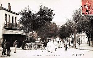 2581- Saida - Avenue de la Gare - 1906
